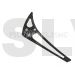  LX0492  Lynx Heli MCPX BL Carbon Fiber 3D Vertical Fin Silver  
